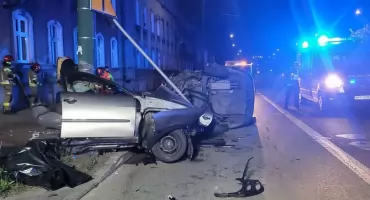 Tragiczny wypadek w Sosnowcu. Nie żyje dwóch młodych obywateli Ukrainy