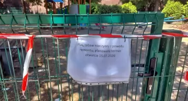 Remonty kilkunastu placów zabaw w Katowicach. Dzieci muszą poczekać na część atrakcji