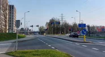 Dzień dobry Katowice. Urudnienia przy autostradzie A4 z powodu budowy drogi rowerowej