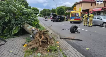 Aż trudno uwierzyć, że w tym wypadku nikt nie odniósł poważnych obrażeń