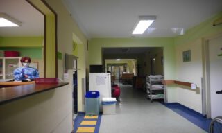 Zakład pielęgnacyjno-opiekuńczy w Szpitalu Murcki. 