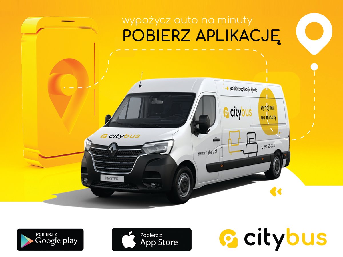 Samochód dostawczy na minuty, czyli Citybus.pl wchodzi na