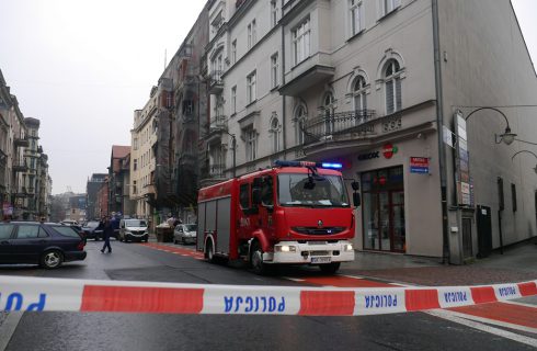 Zgłoszenie o bombie w centrum Katowic
