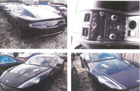 Katowicki urząd skarbowy zlicytował samochody za prawie 1,3 mln zł. Najdroższy był Aston Martin Rapide