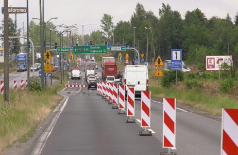 Kolejne utrudnienia na drodze Katowice-Olkusz