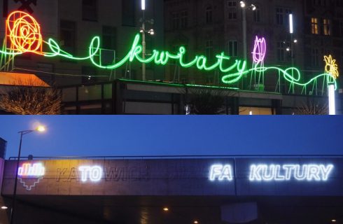 Nowe neony w Katowicach. Premiera nie do końca się udała