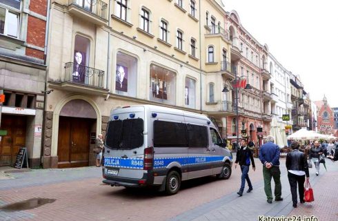 Więcej policji w centrum Katowic