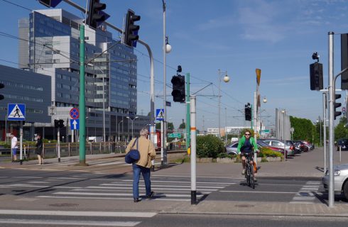 Kolejny przejazd dla rowerzystów w centrum Katowic