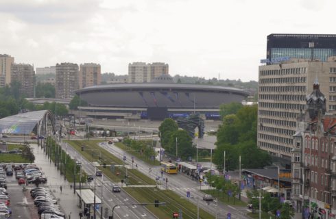 Dzień dobry Katowice. Zepsuty ekran zniknie sprzed Spodka