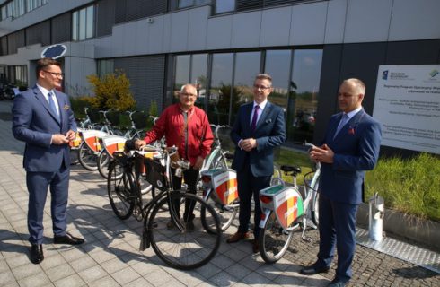 Ruszyła pierwsza sponsorska stacja rowerowa w Katowicach
