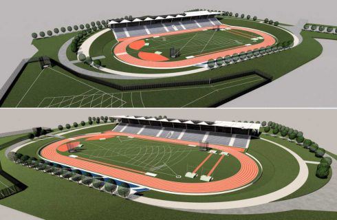 AWF na budowę stadionu i hali będzie miała 10 lat