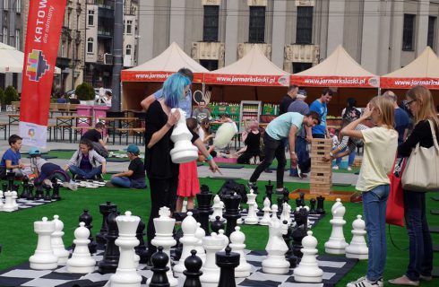 Weekend z szachami na katowickim Rynku