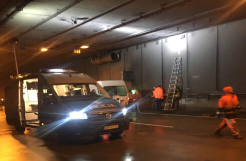 Po poważnej kolizji tunel pod rondem w Katowicach został zamknięty