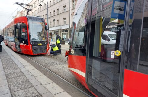 Zderzenie tramwajów w centrum Katowic. Potwierdziły się przypuszczenia odnośnie przyczyny wypadku